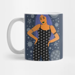 Orange Alien Woman 05 Mug